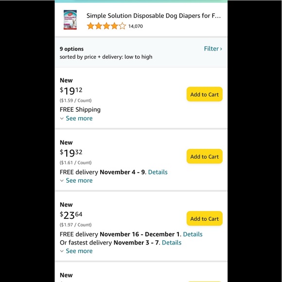 SIMPLE SOLUTIONS Disposable Diapers Small 12 pack - Picture 4 of 5